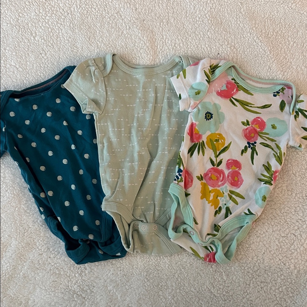 0-3m Baby Onesies